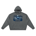Unisex Vintage Wash Full Zip Boxy Hoodie