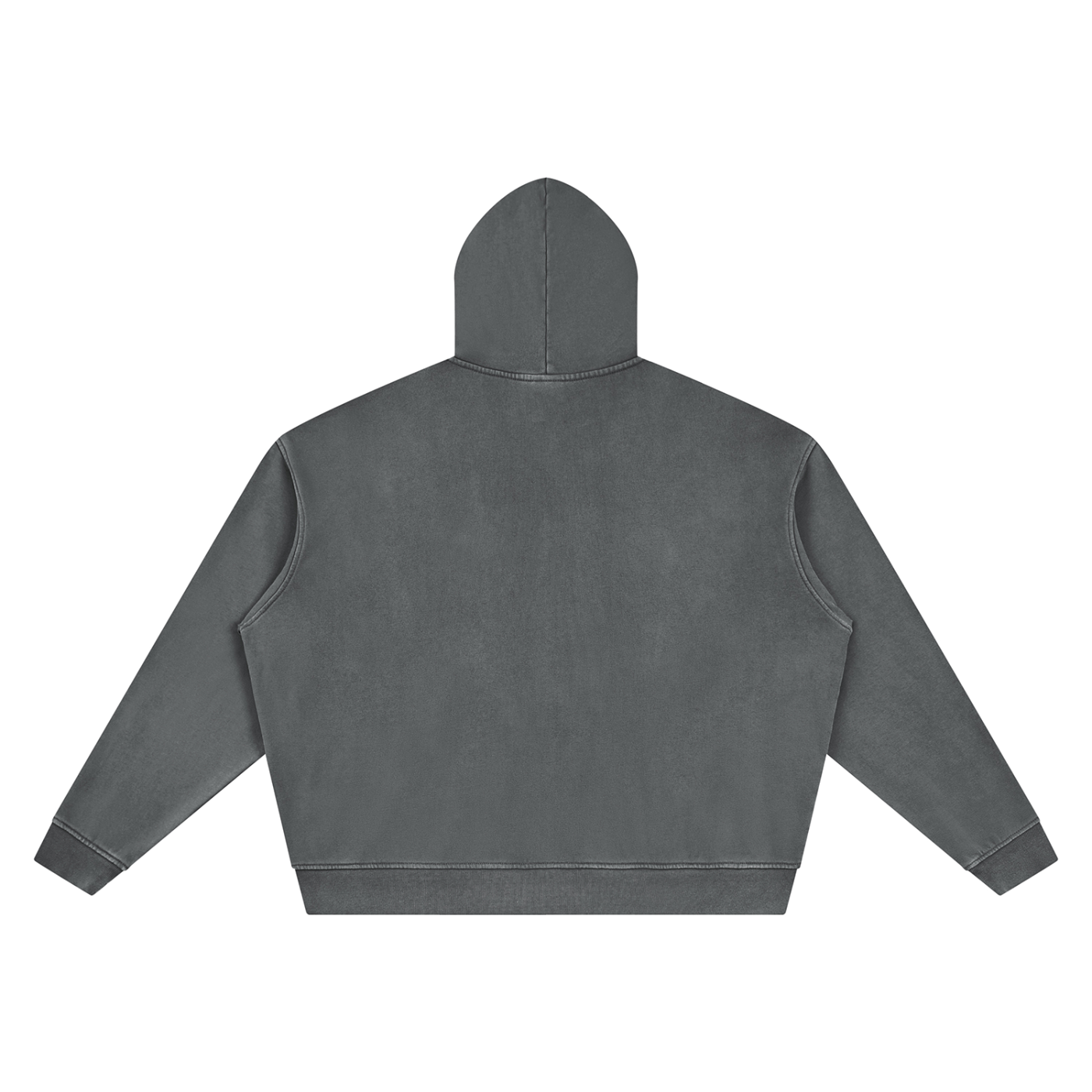 Unisex Vintage Wash Full Zip Boxy Hoodie