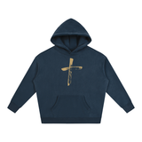 Rise Above Fear Christian Heavyweight Hoodie