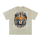 Kingdom Mindset Christian Tee  Oversized Cotton T-Shirt  Streetwear
