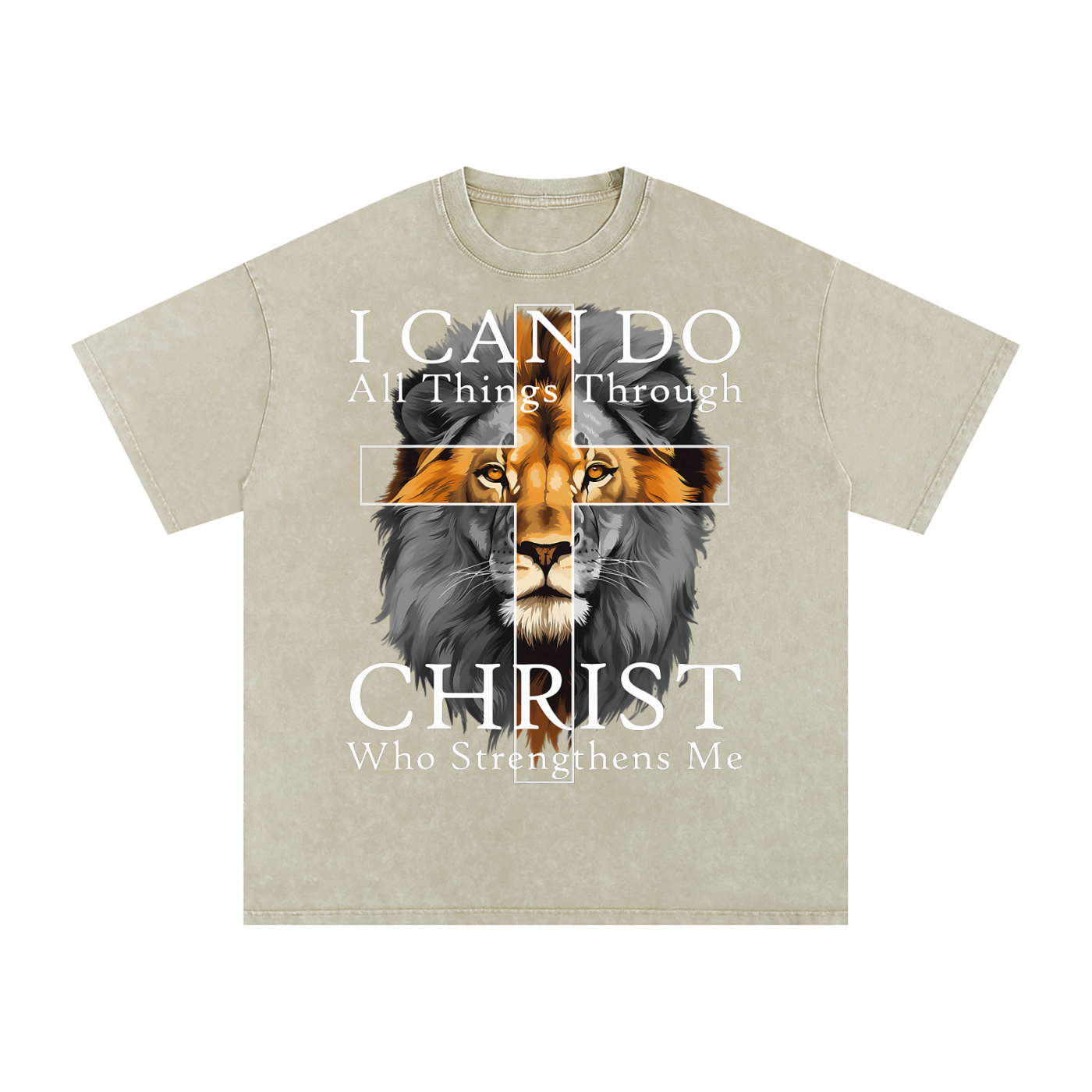 Kingdom Mindset Christian Tee  Oversized Cotton T-Shirt  Streetwear