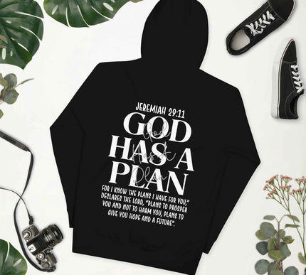 Christian Hoodie – Jeremiah 29:11 God Has a Plan.