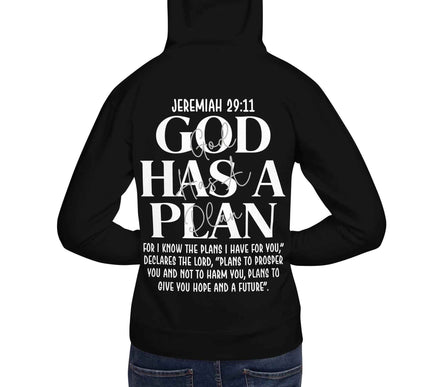 Christian Hoodie – Jeremiah 29:11 God Has a Plan.