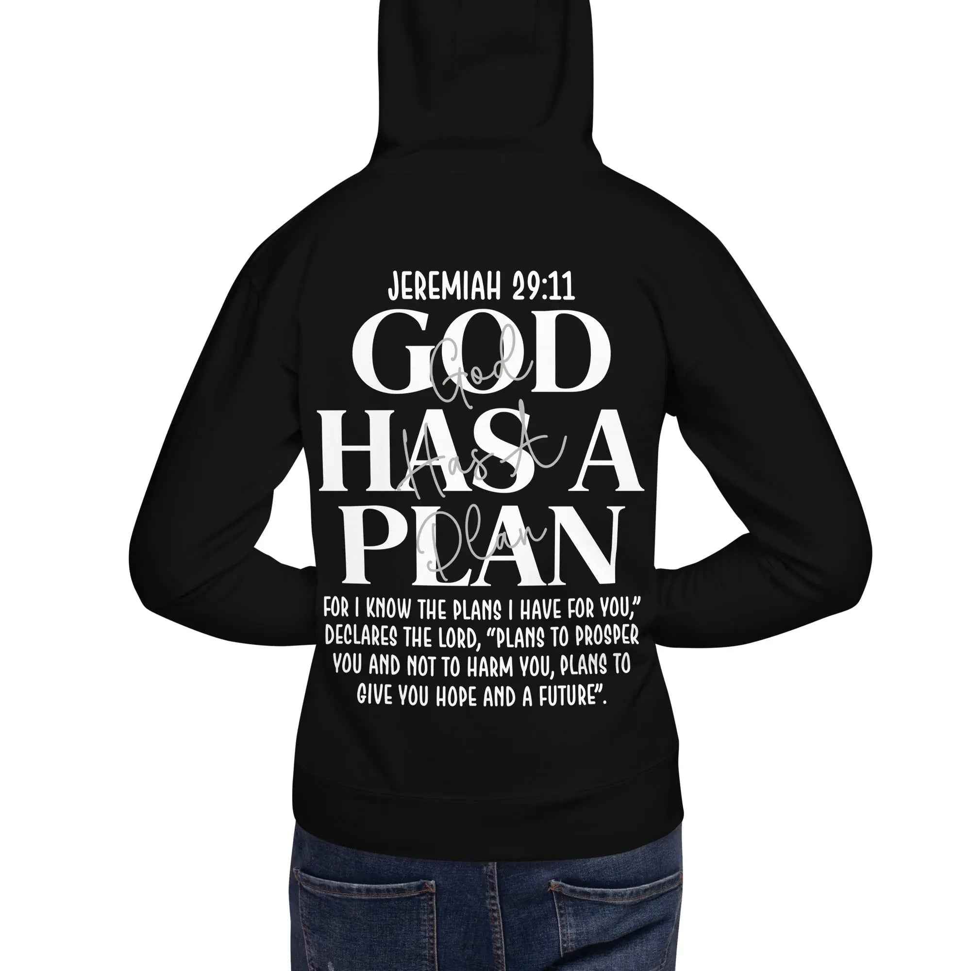 Christian Hoodie – Jeremiah 29:11 God Has a Plan.