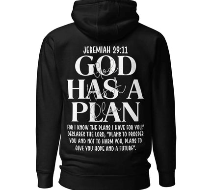 Christian Hoodie – Jeremiah 29:11 God Has a Plan.