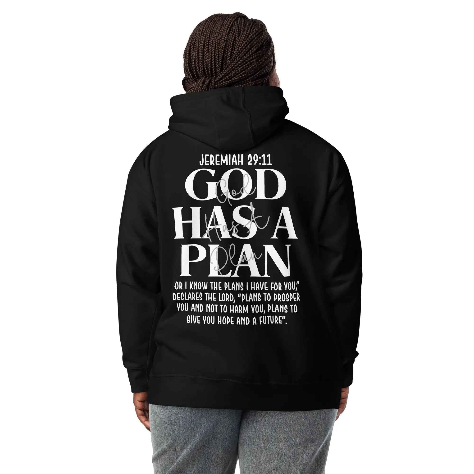 Christian Hoodie – Jeremiah 29:11 God Has a Plan.
