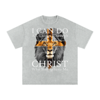 Kingdom Mindset Christian Tee  Oversized Cotton T-Shirt  Streetwear
