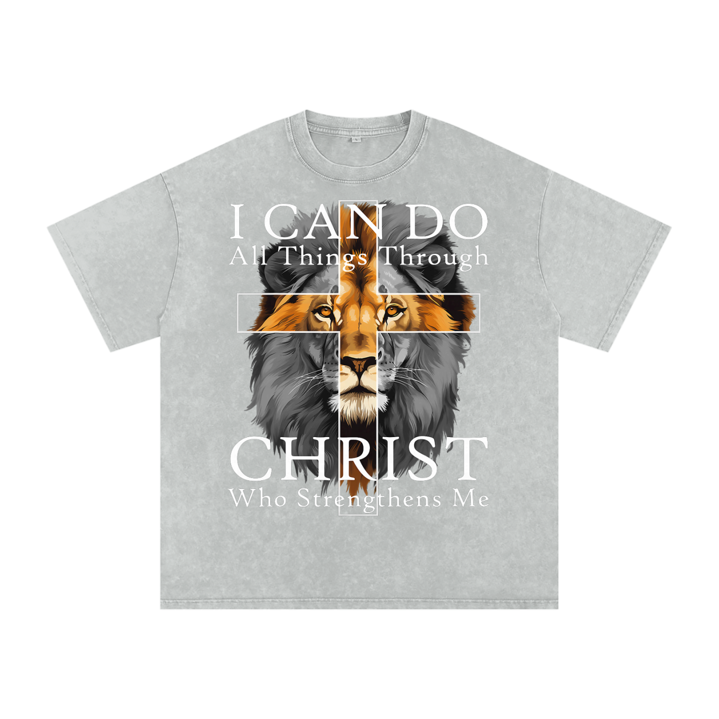 Kingdom Mindset Christian Tee  Oversized Cotton T-Shirt  Streetwear
