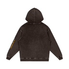 Snow Washed Loose Cotton Hoodie