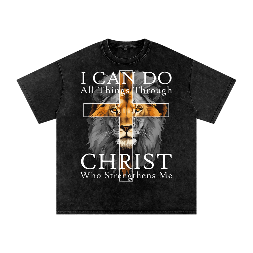 Kingdom Mindset Christian Tee  Oversized Cotton T-Shirt  Streetwear
