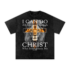 Kingdom Mindset Christian Tee  Oversized Cotton T-Shirt  Streetwear