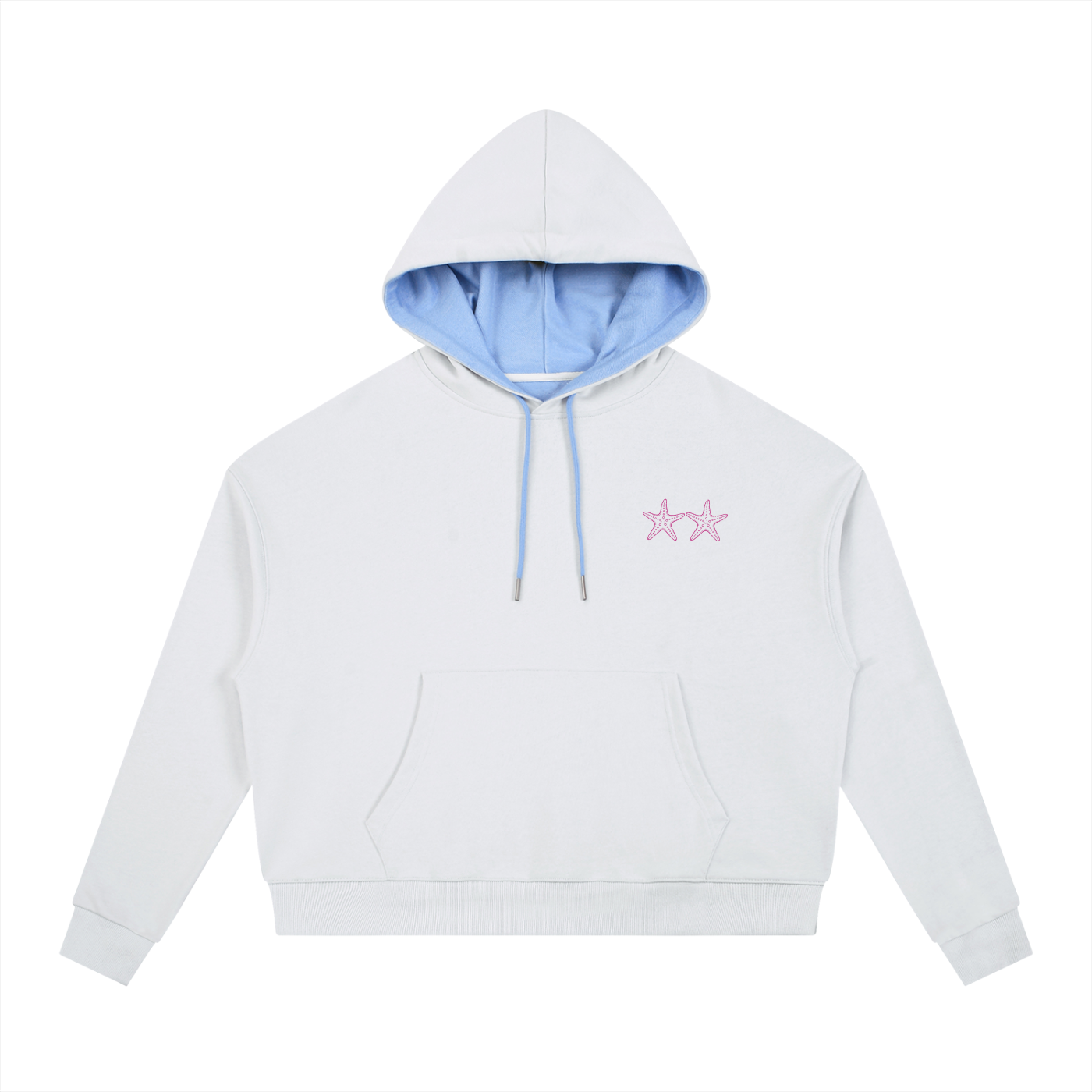 Contrast Drawstring Hoodie