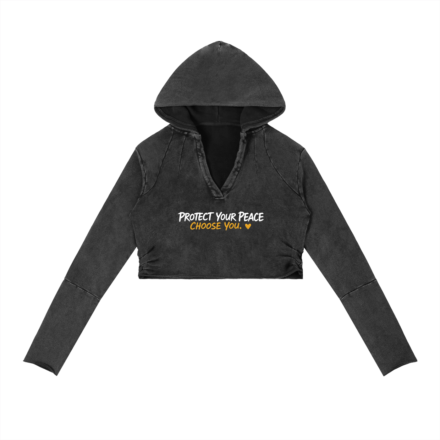 Protect Your Peace Vintage Washed Hoodie & Pants Set