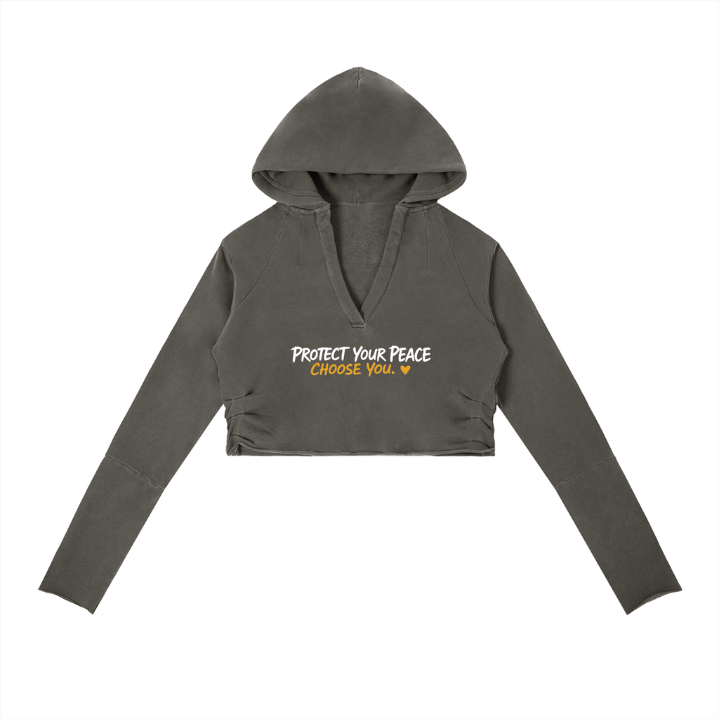 Protect Your Peace Vintage Washed Hoodie & Pants Set