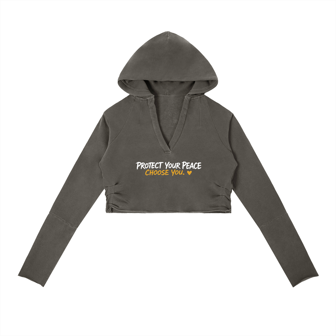 Protect Your Peace Vintage Washed Hoodie & Pants Set