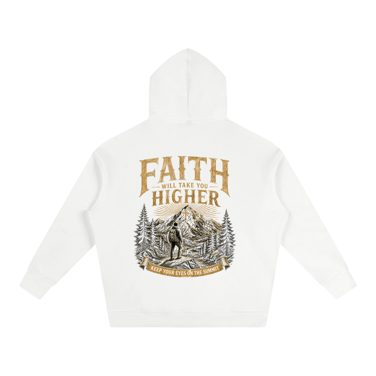 Faith Will Take You Higher Fleece Hoodie