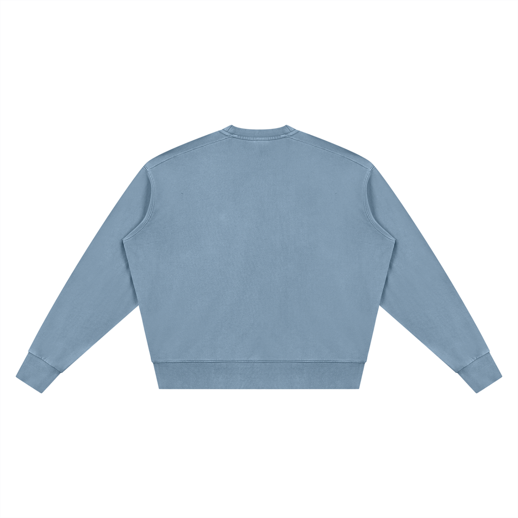 Unisex Vintage Wash Full Zip Boxy Hoodie