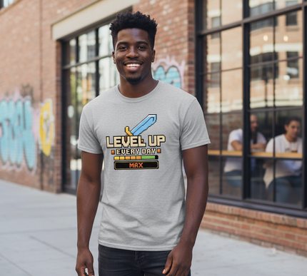 Level Up Tee – For Gamers Who Refuse to Stay on Level One - Molaix