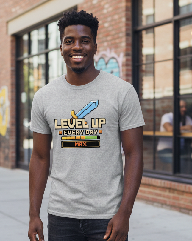 Level Up Tee – For Gamers Who Refuse to Stay on Level One - Molaix