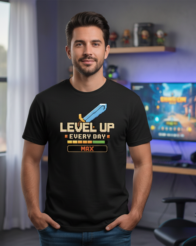 Level Up Tee – For Gamers Who Refuse to Stay on Level One - Molaix