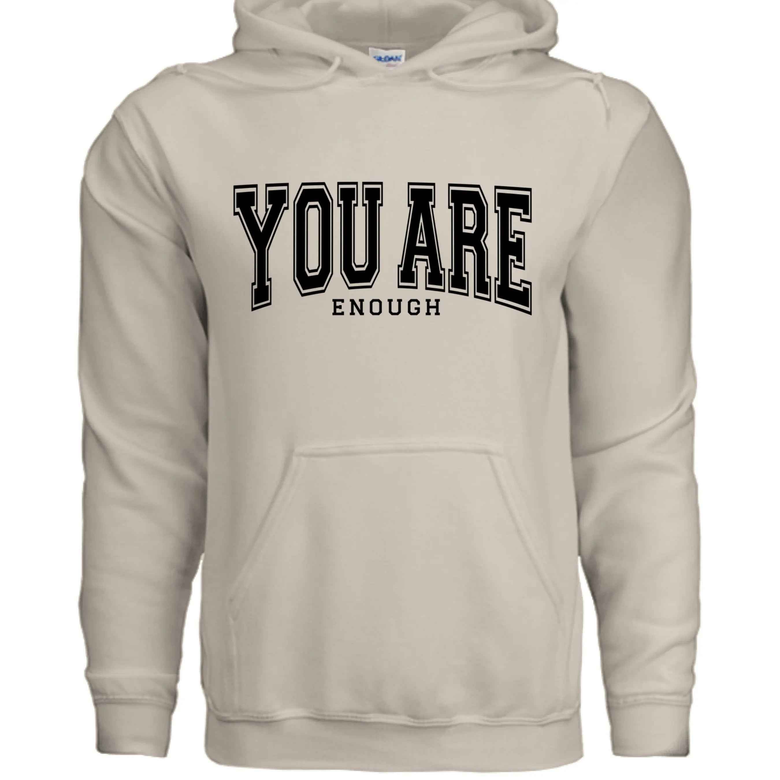 You Are Enough Graphic Hoodie – Motivational Self-Love Sweatshirt