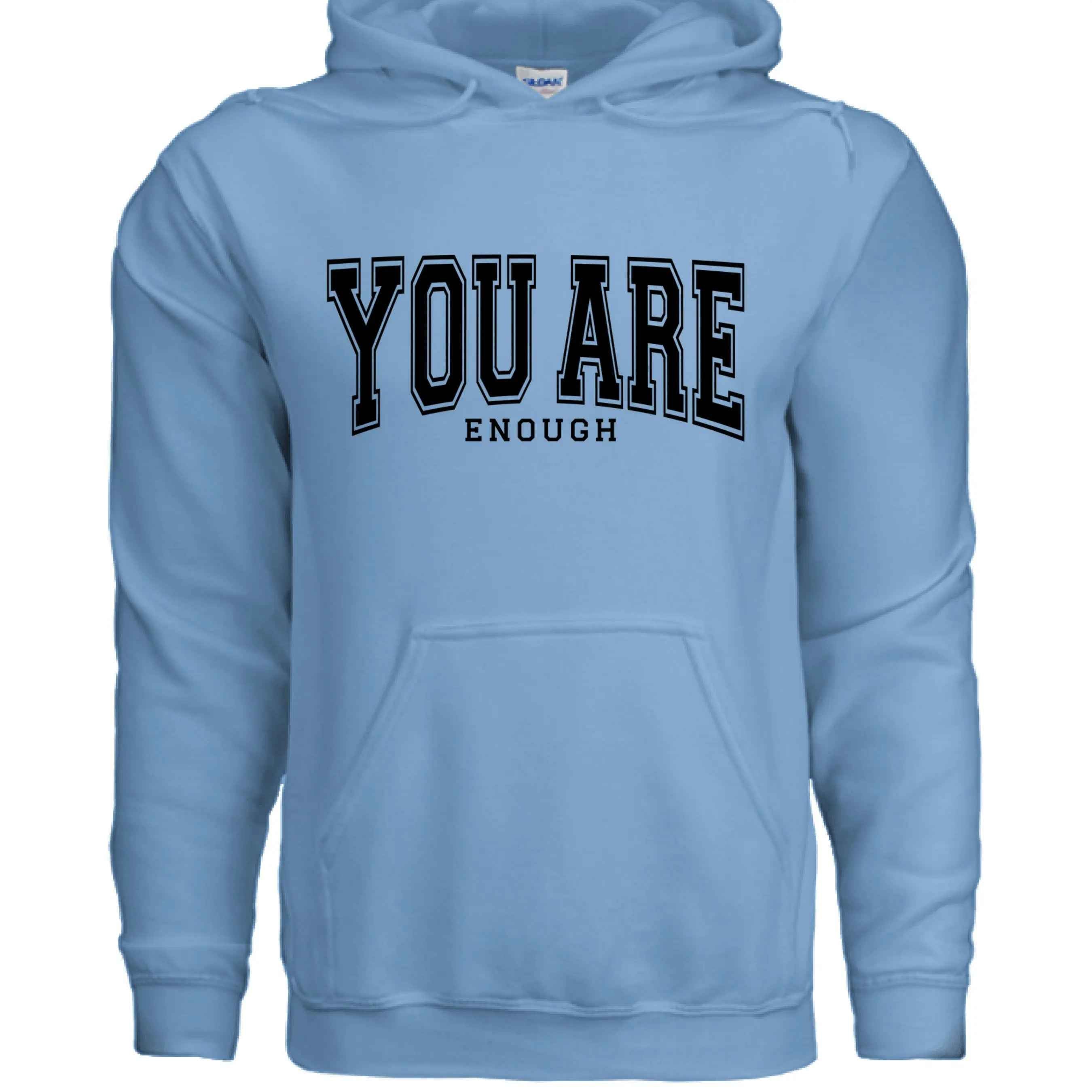 You Are Enough Graphic Hoodie – Motivational Self-Love Sweatshirt