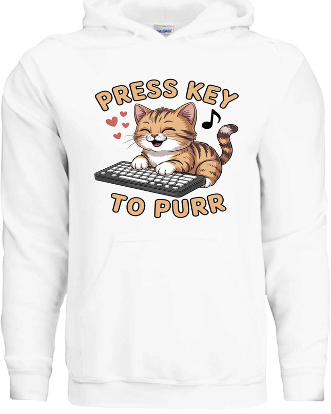 Press You Purr T-Shirt - Funny Cat Lover Tee