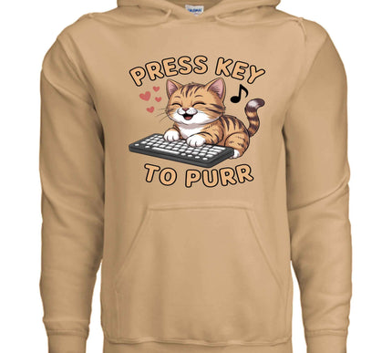 Press You Purr T-Shirt - Funny Cat Lover Tee