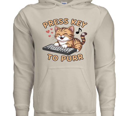 Press You Purr T-Shirt - Funny Cat Lover Tee