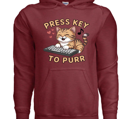 Press You Purr T-Shirt - Funny Cat Lover Tee