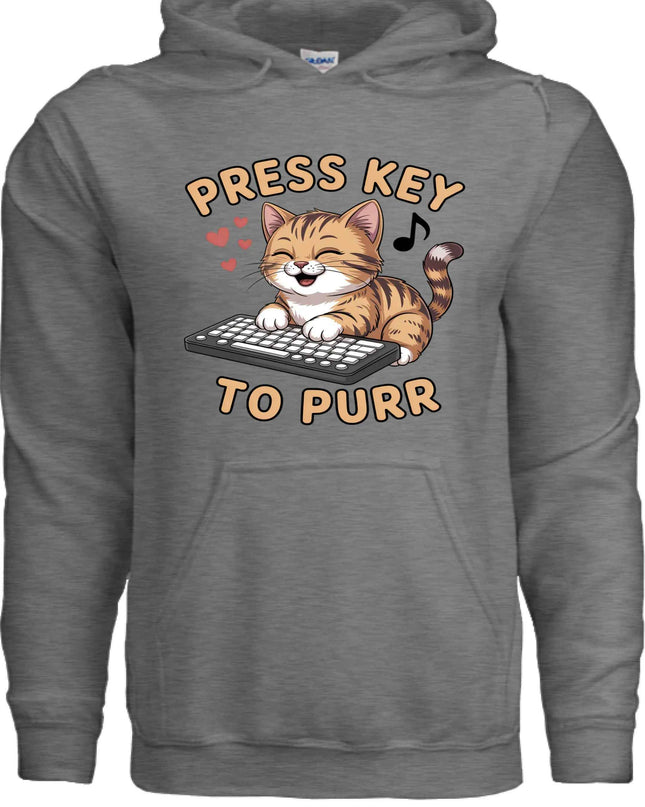 Press You Purr T-Shirt - Funny Cat Lover Tee