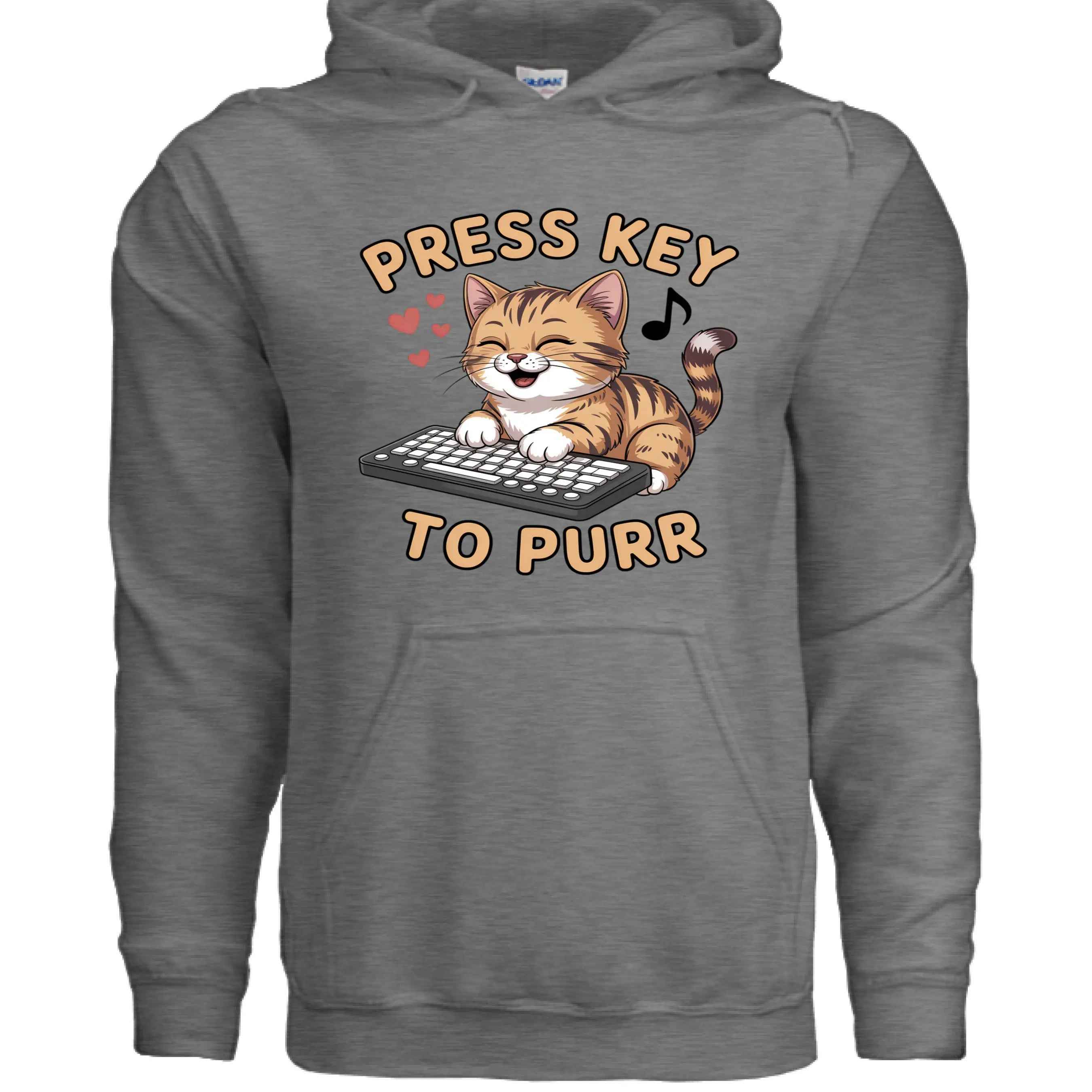 Press You Purr T-Shirt - Funny Cat Lover Tee