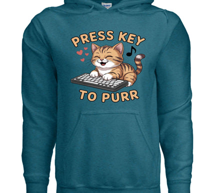 Press You Purr T-Shirt - Funny Cat Lover Tee