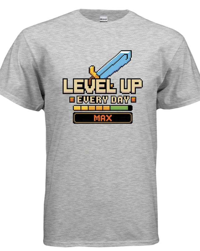 Level Up” Tee – Gamer Shirt for Console & PC Fans