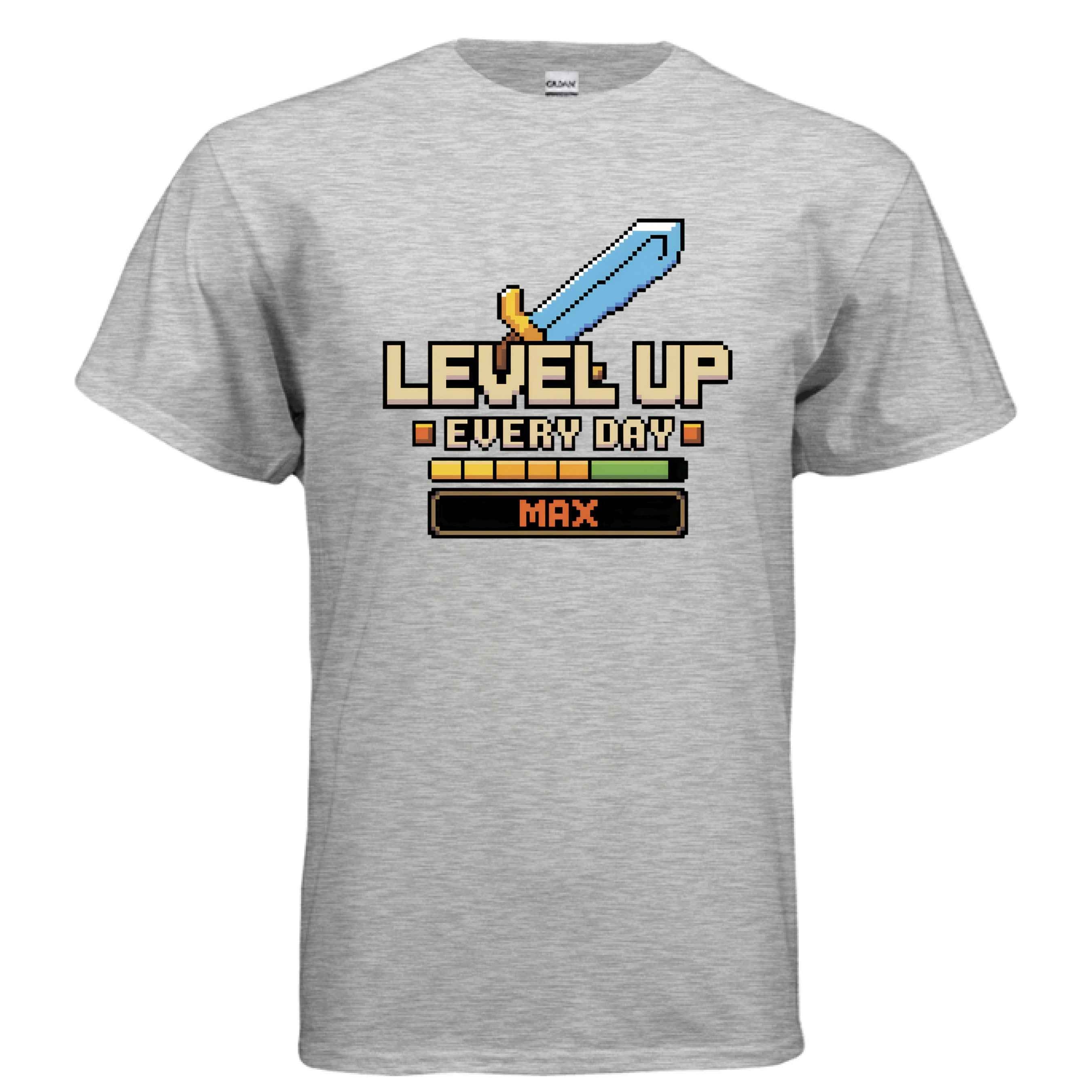 Level Up” Tee – Gamer Shirt for Console & PC Fans