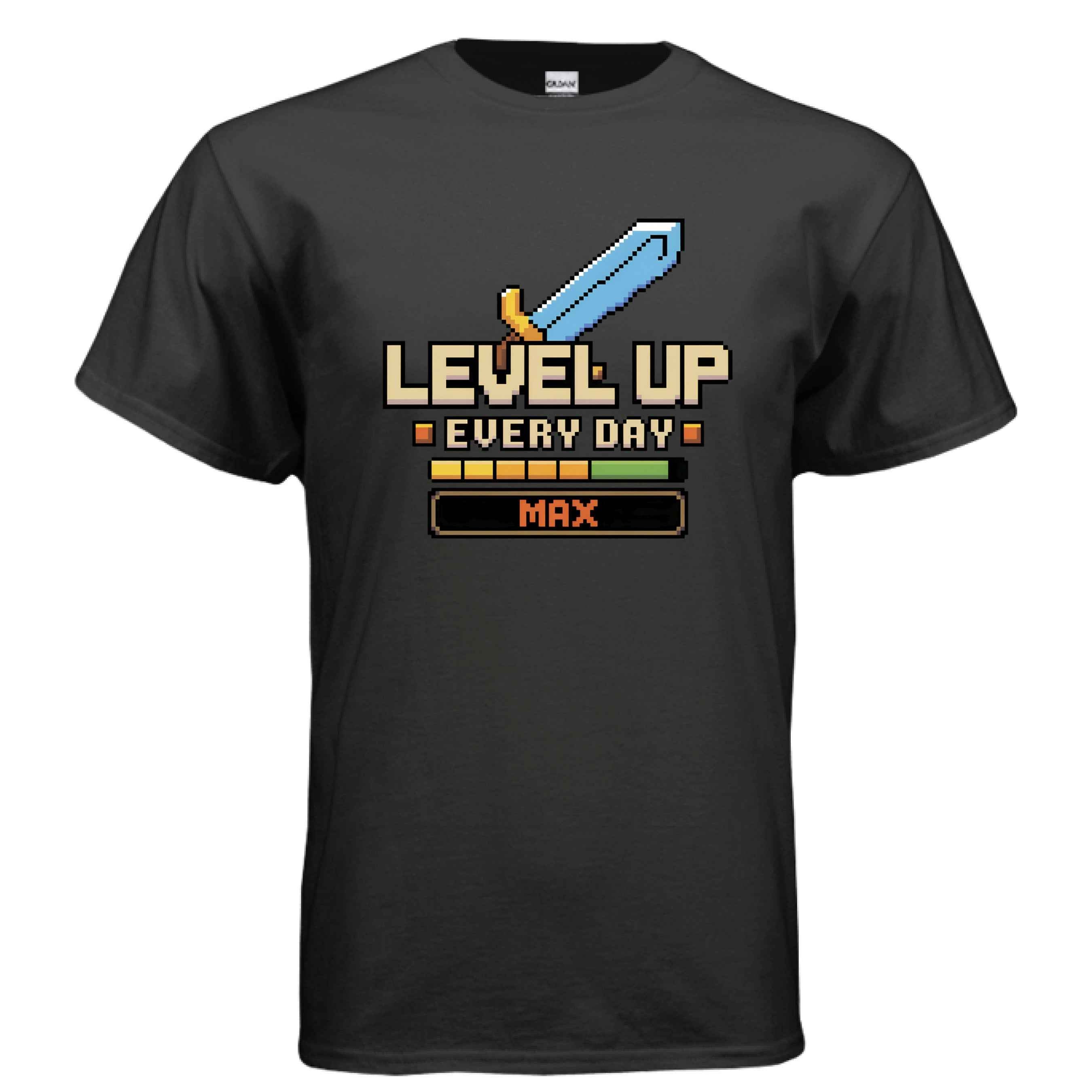 Level Up” Tee – Gamer Shirt for Console & PC Fans