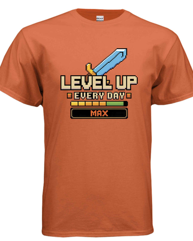 Level Up” Tee – Gamer Shirt for Console & PC Fans