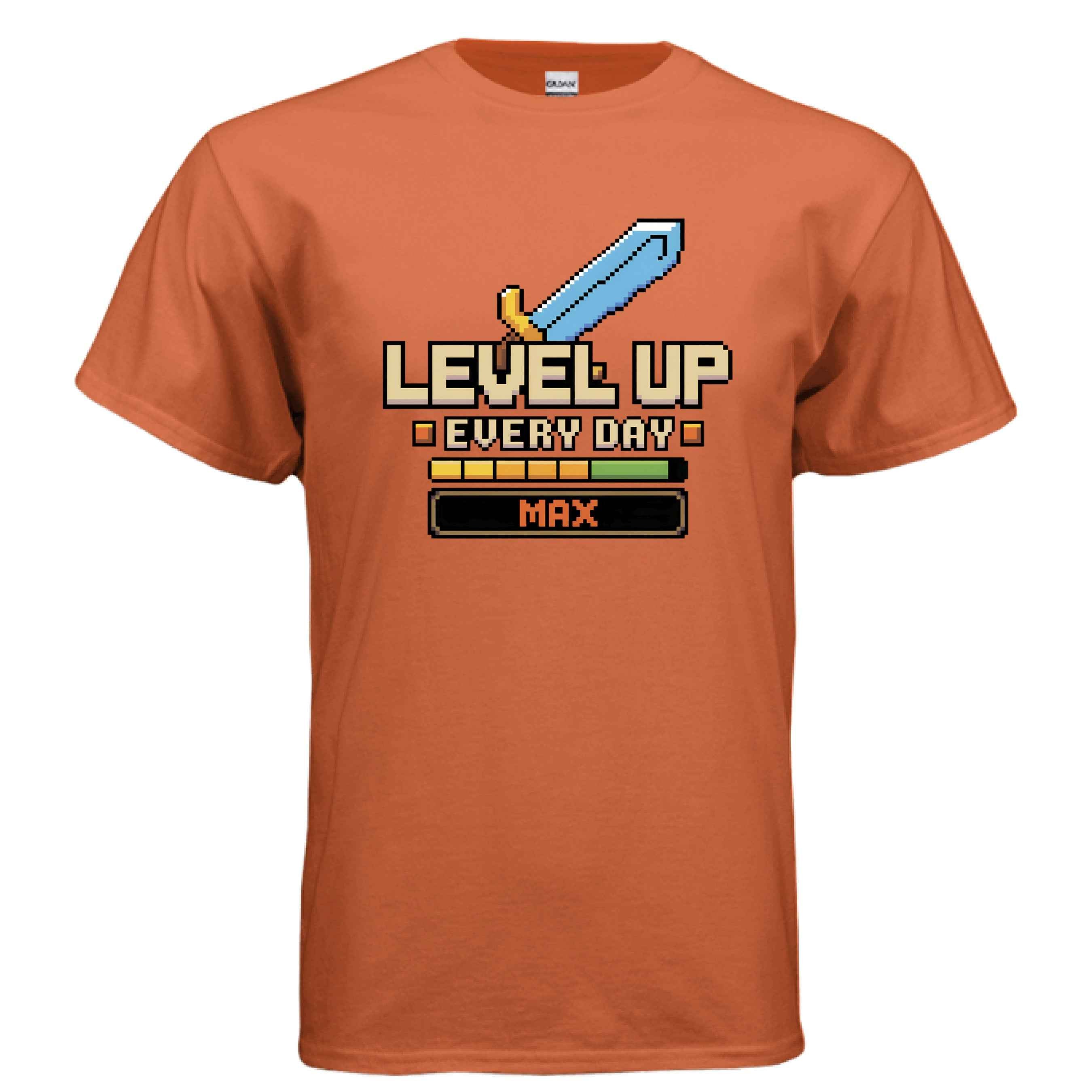 Level Up” Tee – Gamer Shirt for Console & PC Fans