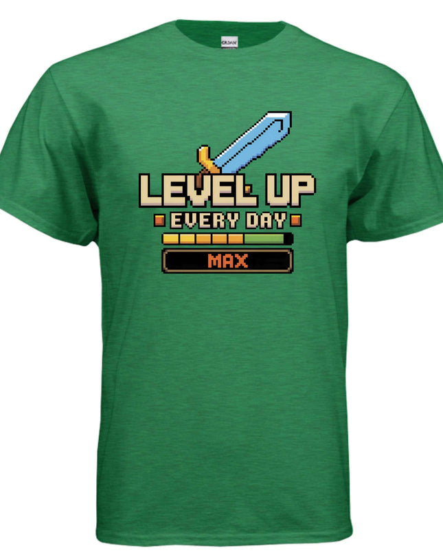 Level Up” Tee – Gamer Shirt for Console & PC Fans