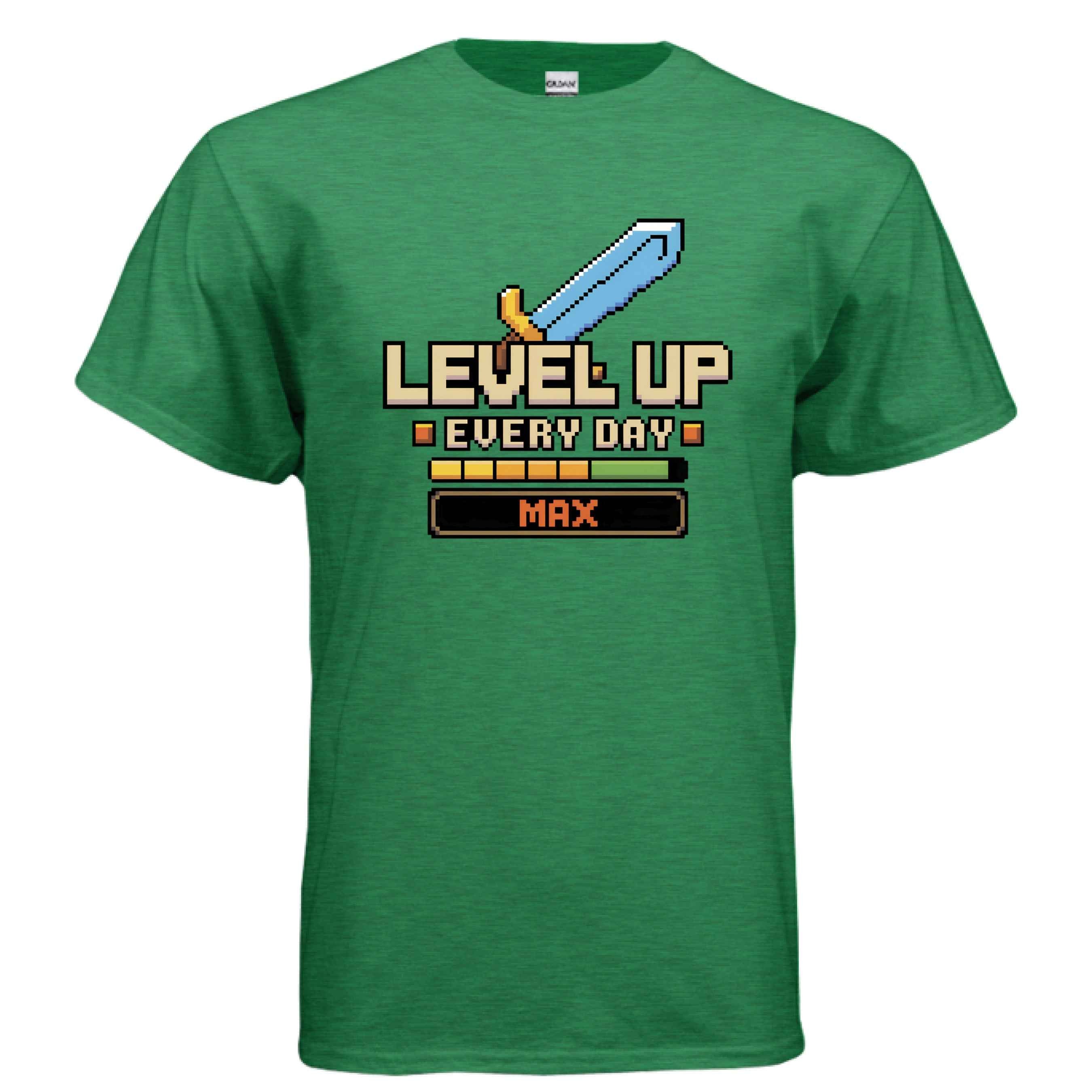 Level Up” Tee – Gamer Shirt for Console & PC Fans