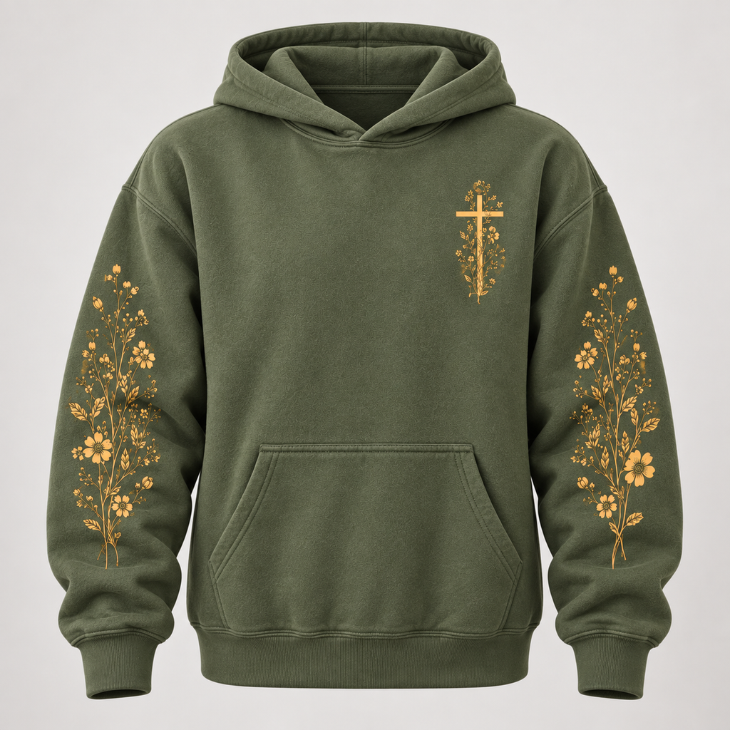 Floral Christian Hoodie