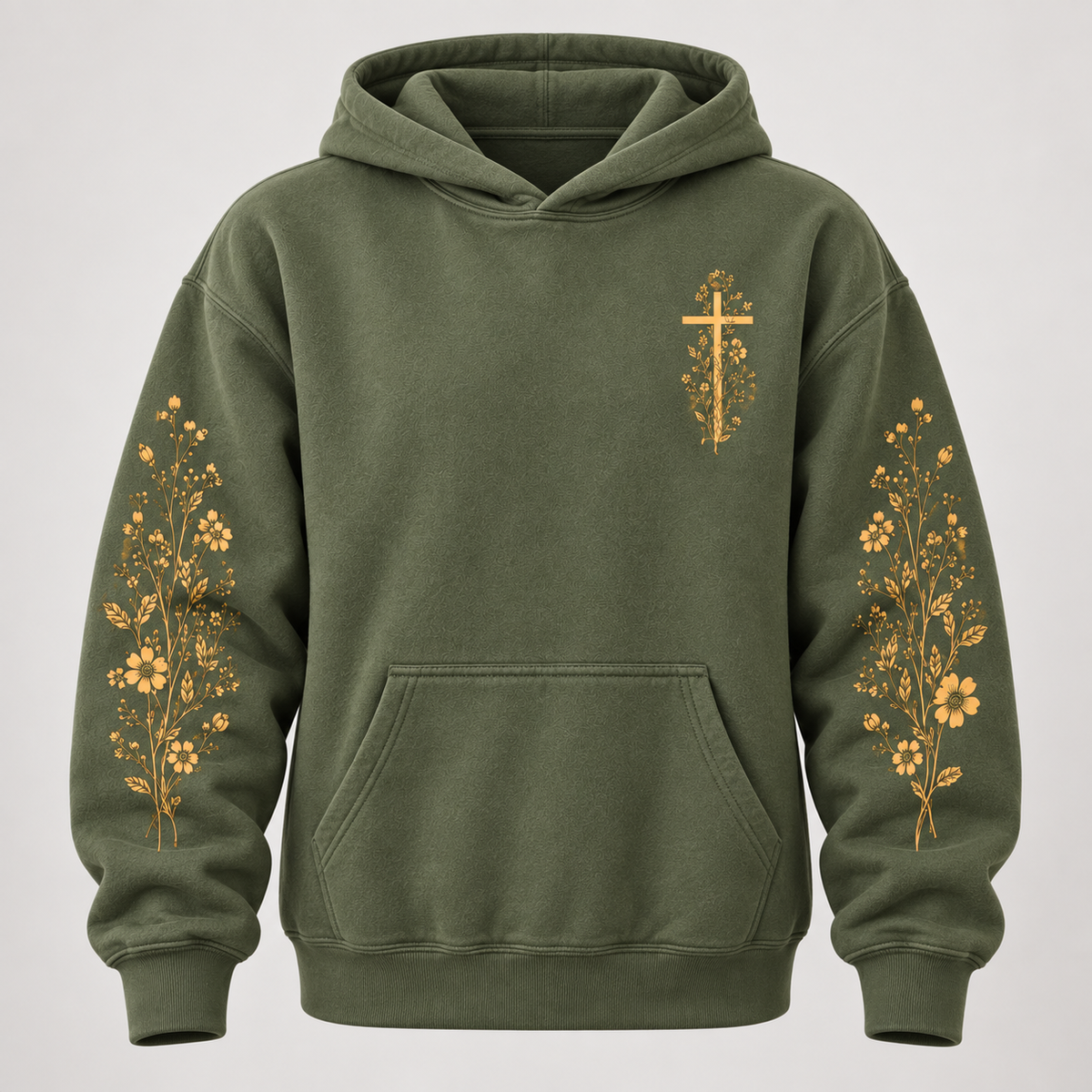 Floral Christian Hoodie