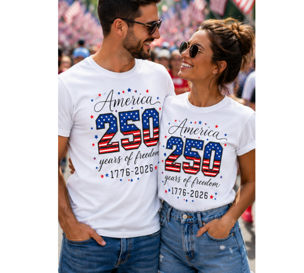 USA 250th Anniversary Shirt, 4th July Tee, USA 250th Anniversary Independence Day Shirts