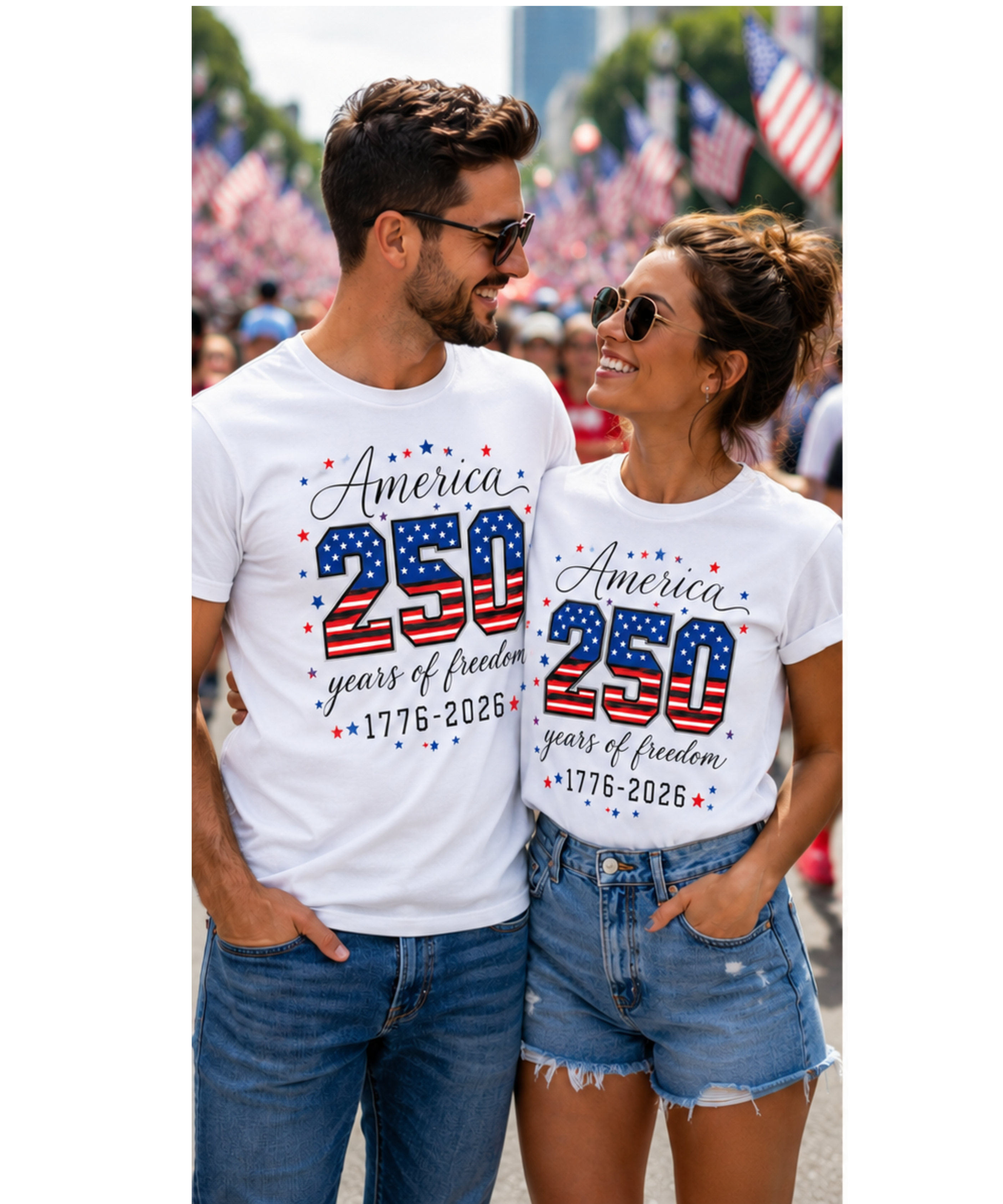 USA 250th Anniversary Shirt, 4th July Tee, USA 250th Anniversary Independence Day Shirts