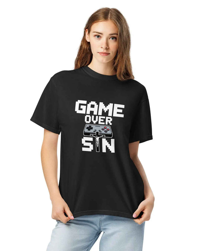 Game Over Sin Faith Gaming T-Shirt
