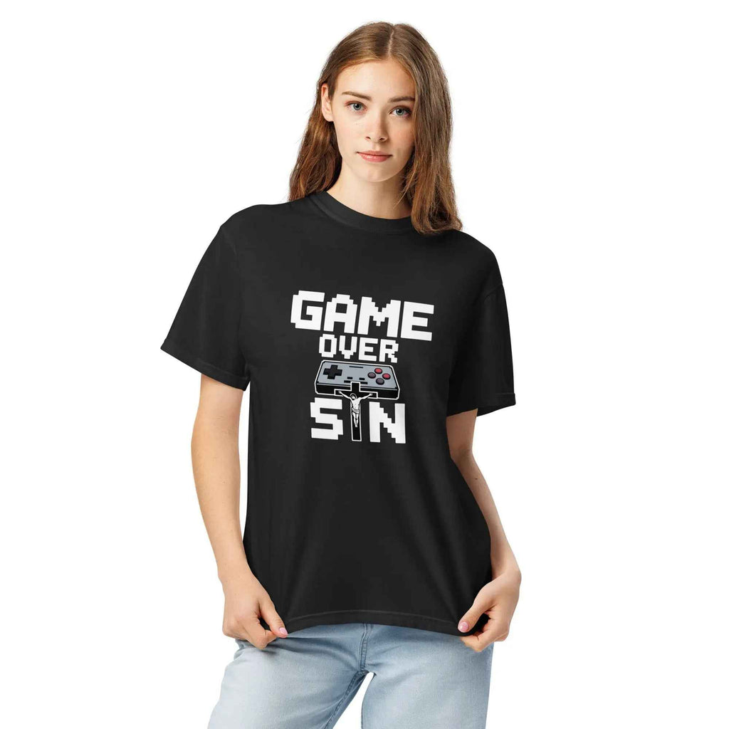 Game Over Sin Faith Gaming T-Shirt