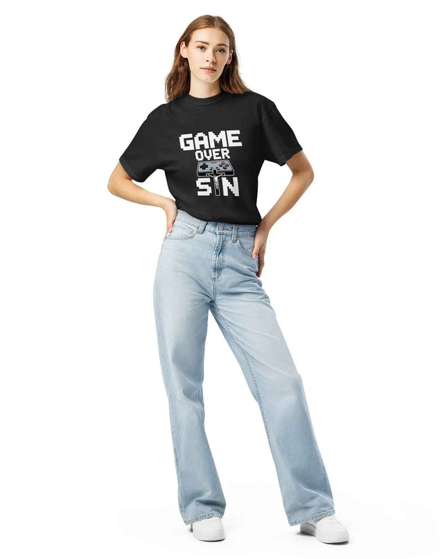 Game Over Sin Faith Gaming T-Shirt