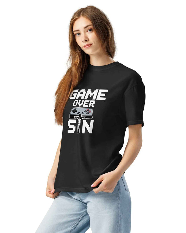 Game Over Sin Faith Gaming T-Shirt