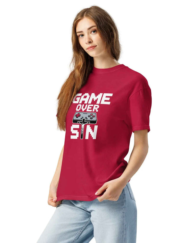 Game Over Sin Faith Gaming T-Shirt