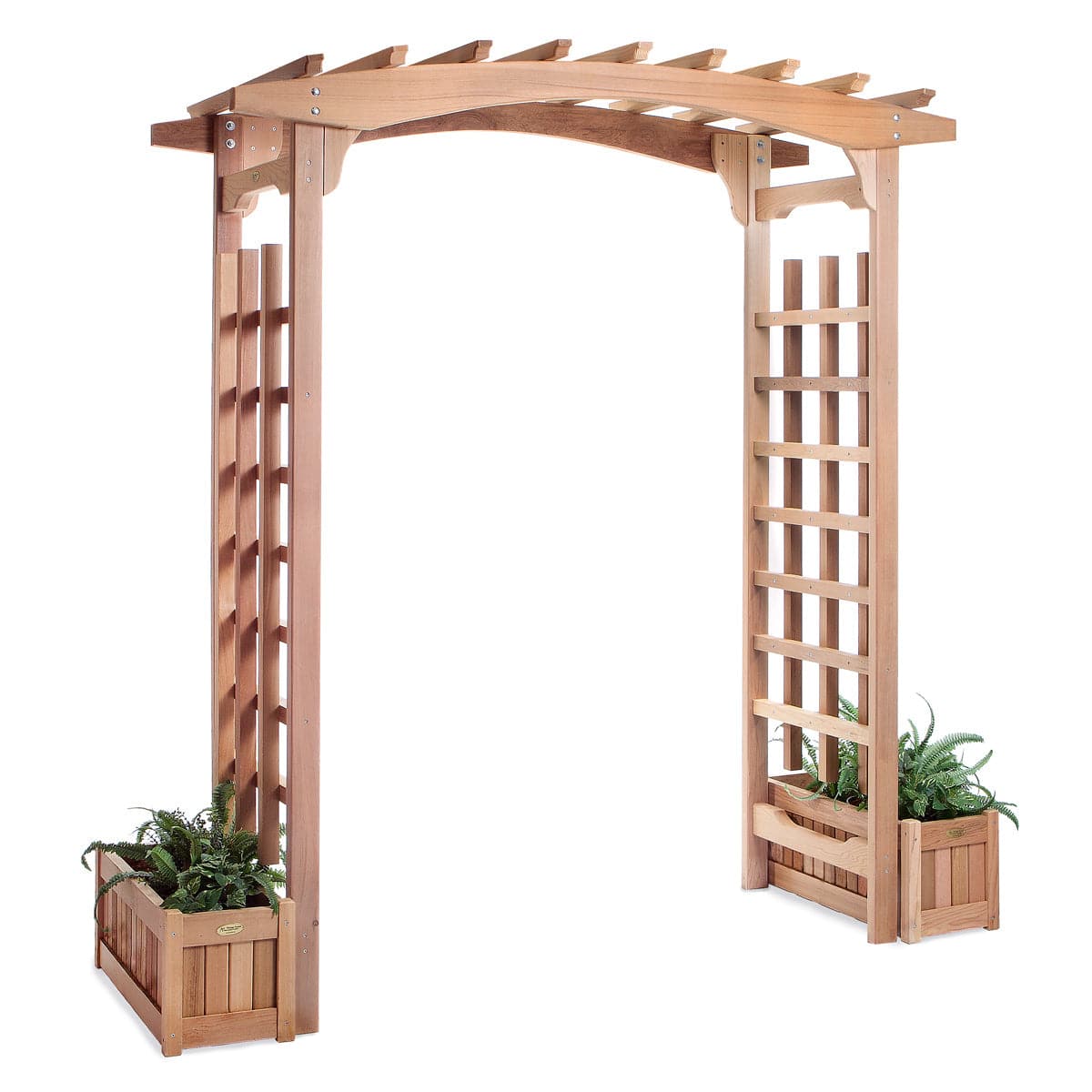 All Things Cedar PA96-Set Pagoda Arbor Planter Box Set - Molaix - Molaix842088000073Garden Arches, Trellises, Arbors & PergolasPA96-Set